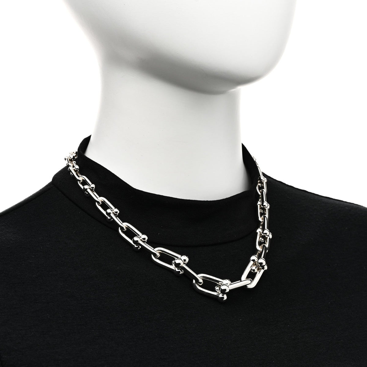 Sterling Silver HardWear Graduated Link Necklace