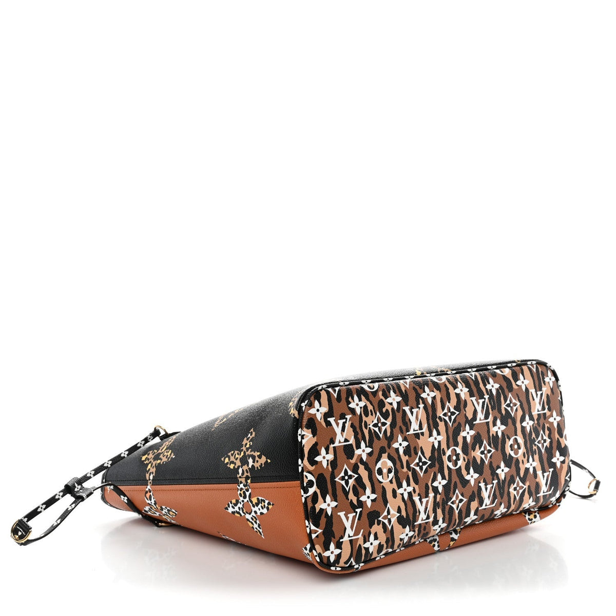 Louis Vuitton Monogram Giant Jungle Neverfull MM Black