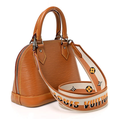 Louis Vuitton Epi Jacquard Alma BB Honey Gold