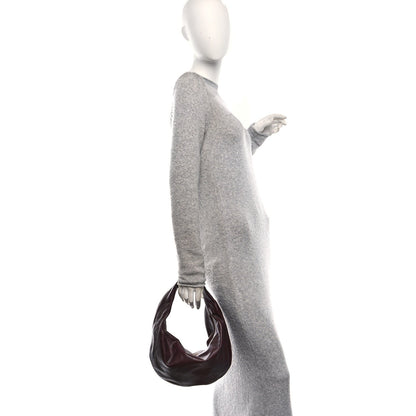 Khaite Calfskin Medium Olivia Hobo Burgundy