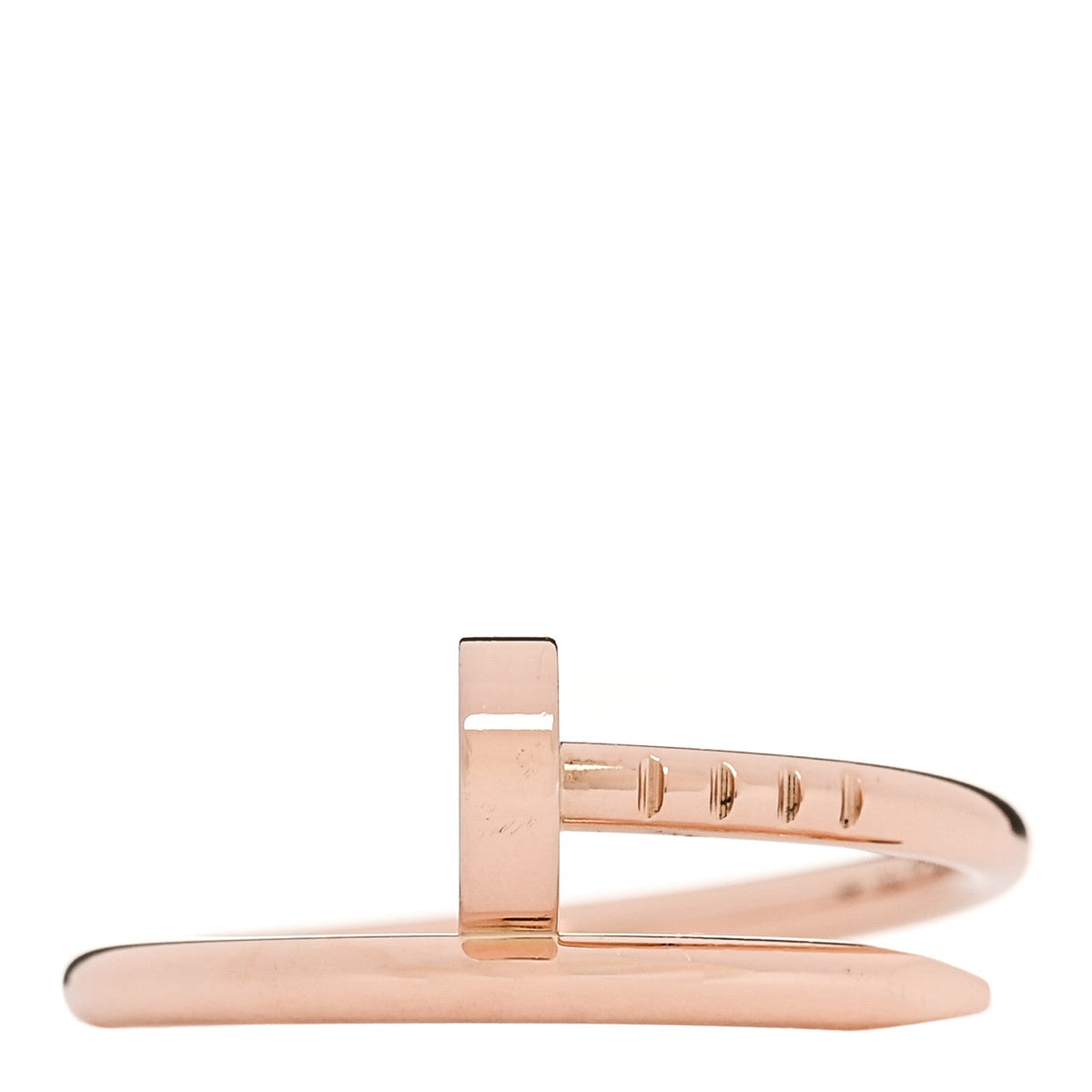 Cartier 18K Pink Gold Small Juste Un Clou Ring 50 5.25
