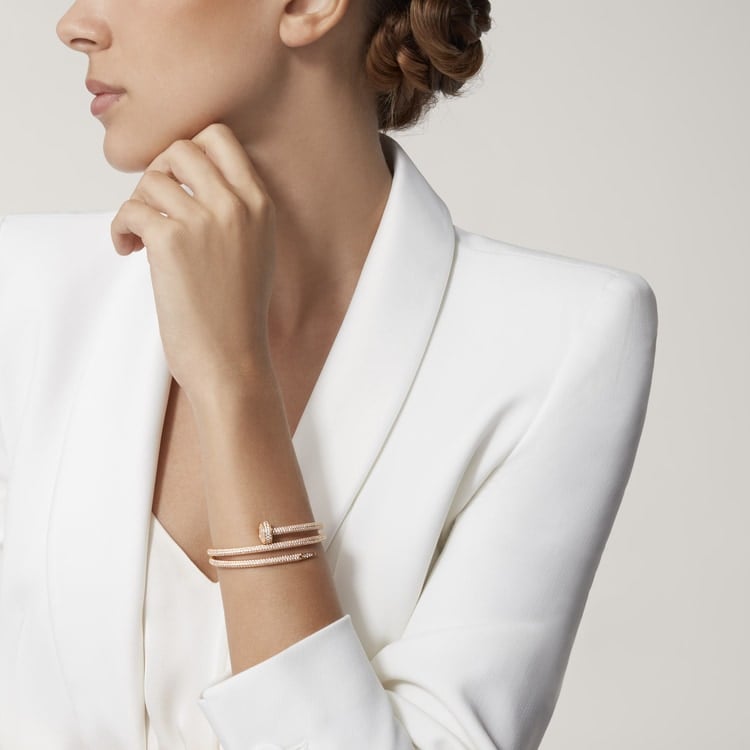 18K Gold Diamonds Juste un Clou Bracelet
