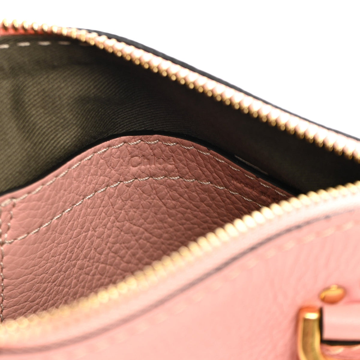 Chloe Calfskin Mini Marcie Satchel Fallow Pink
