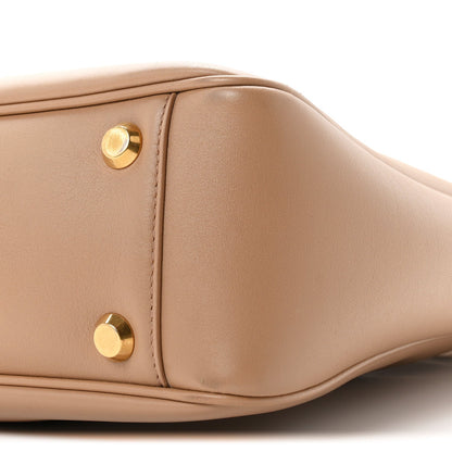 Balenciaga Smooth Calfskin Small Bel Air Hobo Bag Latte