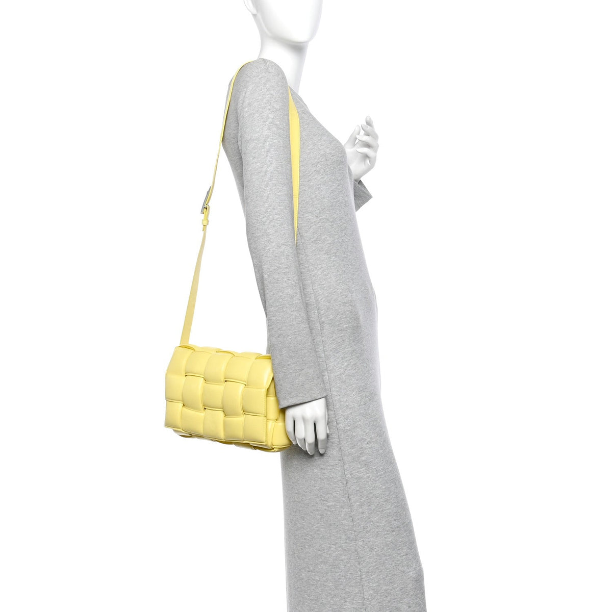 Bottega Veneta Nappa Maxi Intreccio Padded Cassette Crossbody Bag Sherbert