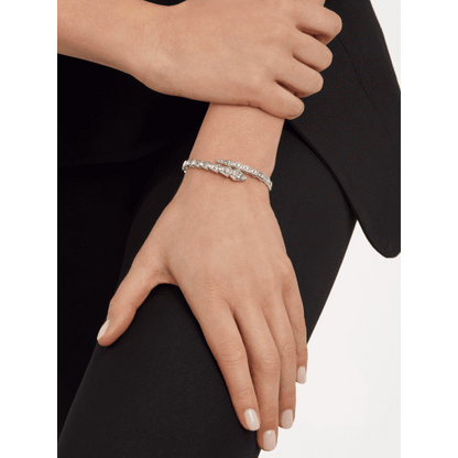 18K Gold Diamonds BVLGARI Serpenti Viper Bracelet