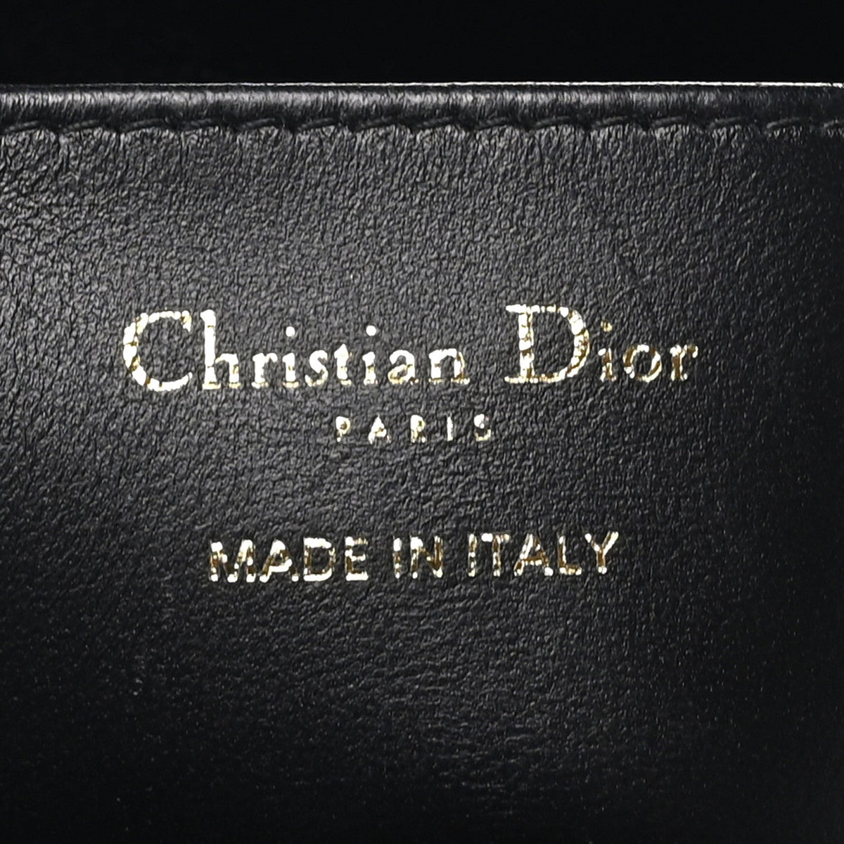 Christian Dior Calfskin Macrocannage Miss Caro Diorling Mini Bag Black
