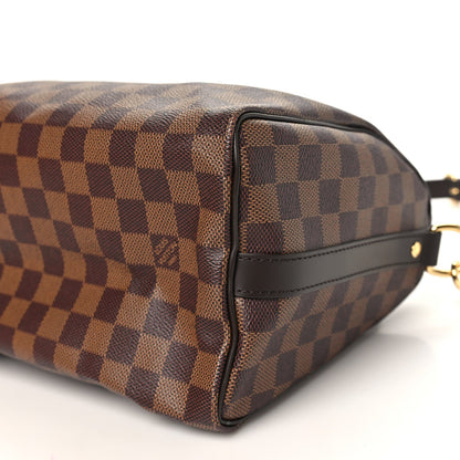 Louis Vuitton Damier Ebene Speedy Bandouliere 25 Brown