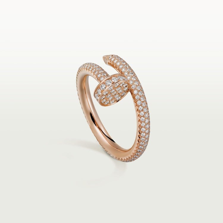 18K Gold Diamond Juste un Clou Ring