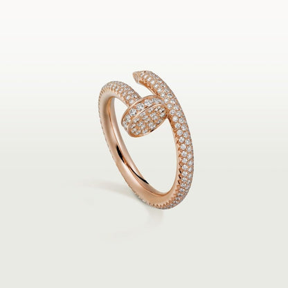 18K Gold Diamond Juste un Clou Ring