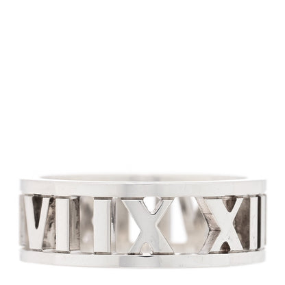 Tiffany Sterling Silver Wide Atlas Open Ring 51 5.75