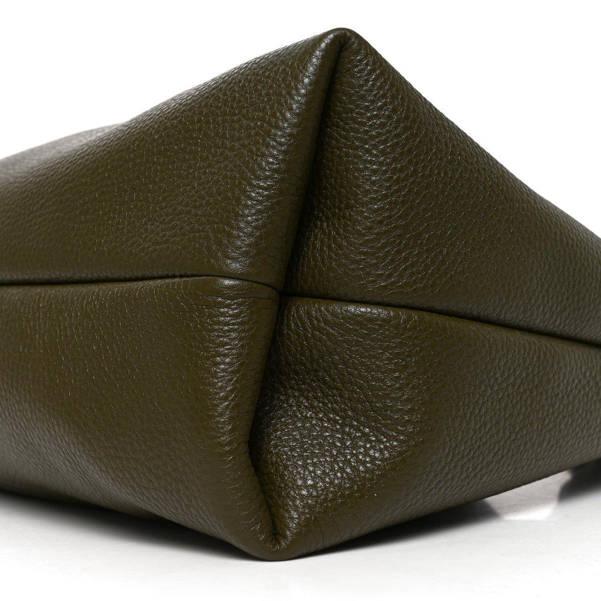 Gucci Grained Calfskin Softbit Maxi Shoulder Bag Forest Green