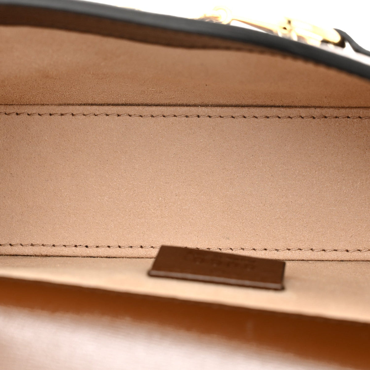 Gucci GG Supreme Monogram Mini Horsebit 1955 Shoulder Bag Beige Brown Sugar 1983200
