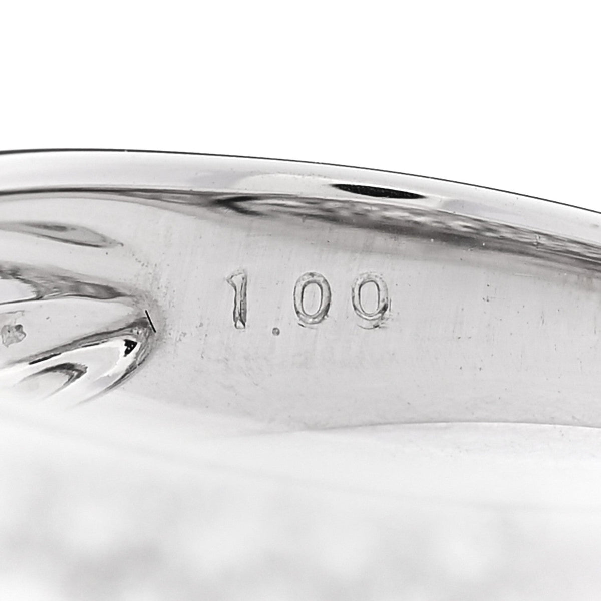 Parker & West by FASHIONPHILE18K White Gold Diamond 1.00ctw Two Band Ring 51 5.75