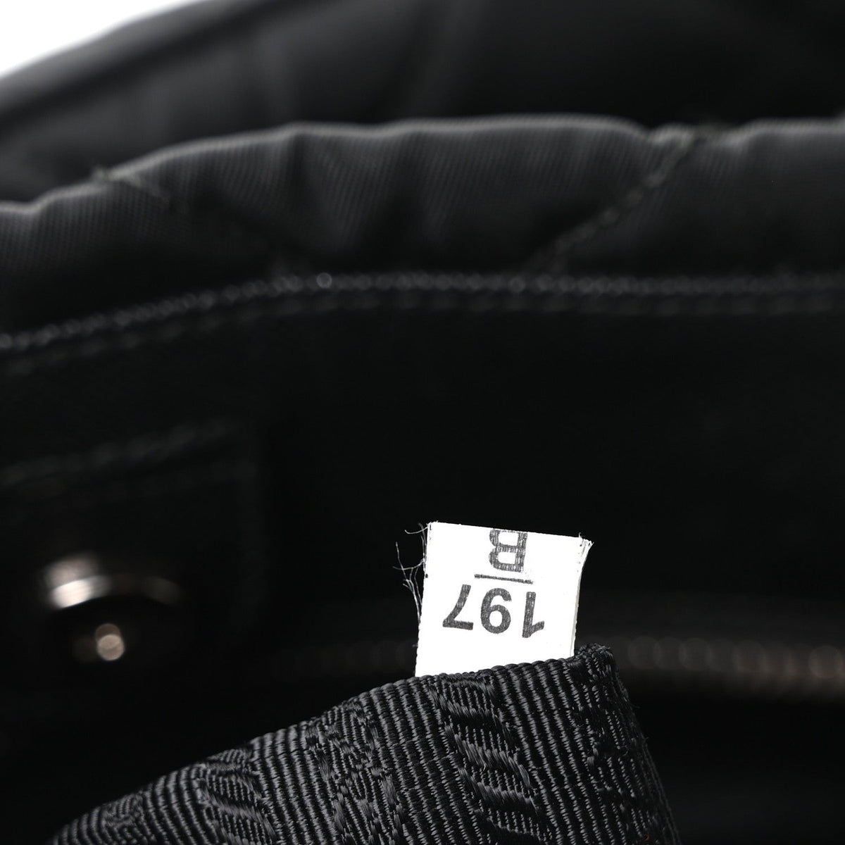 Prada Nylon Tessuto Impuntu Quilted Tote Black