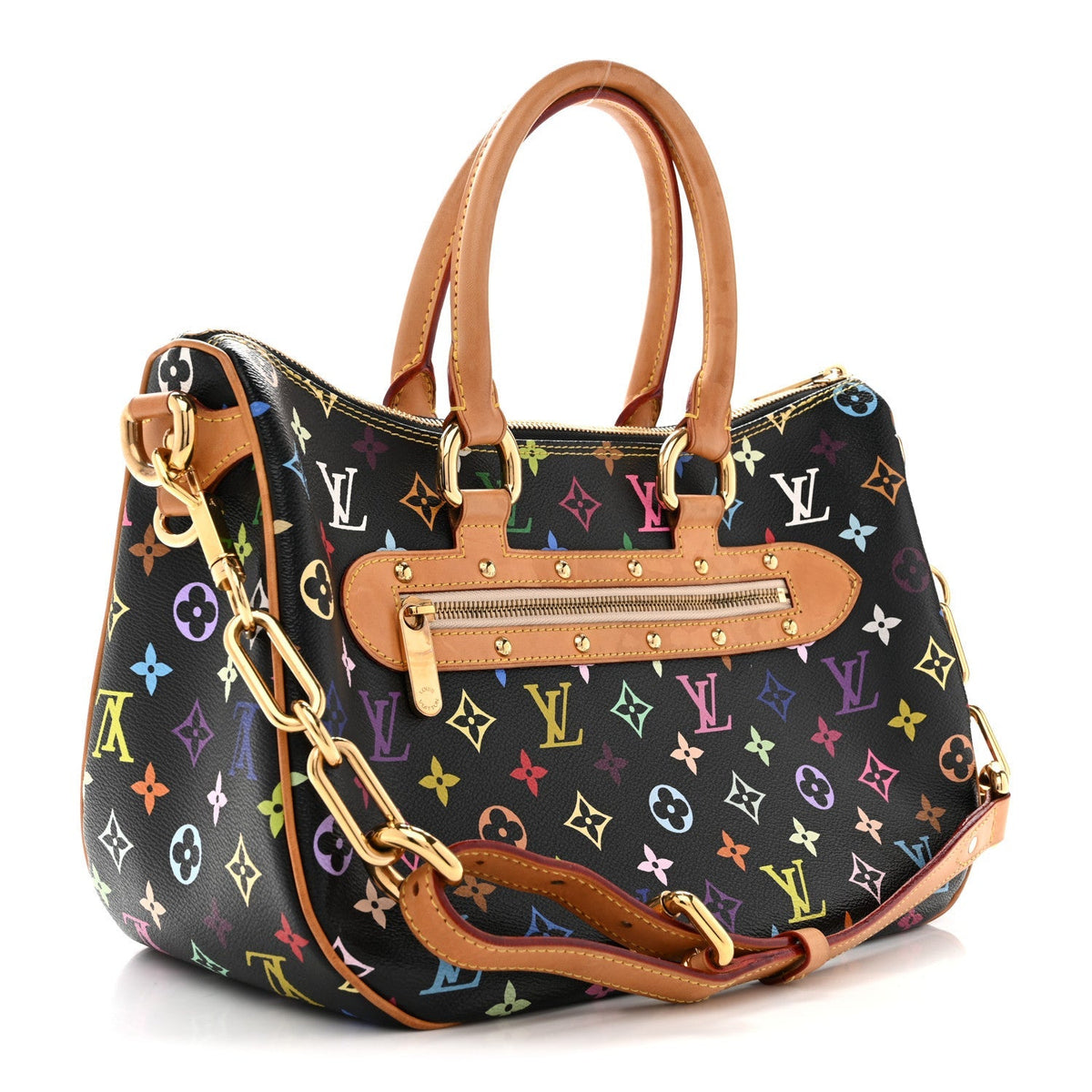 Louis Vuitton Monogram Multicolor Rita Shoulder Bag Black