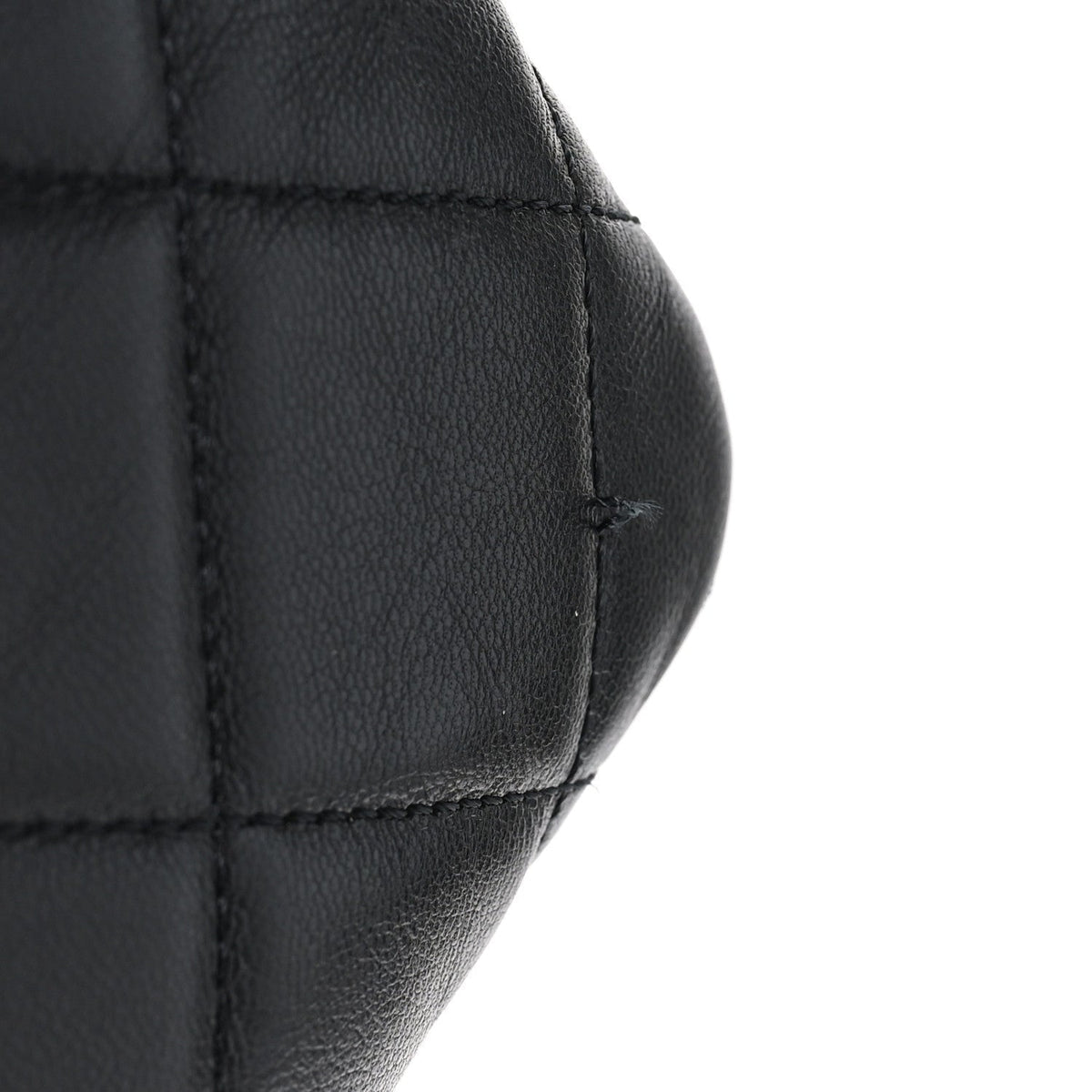 Chanel Goatskin Quilted Timeless CC Clutch Black