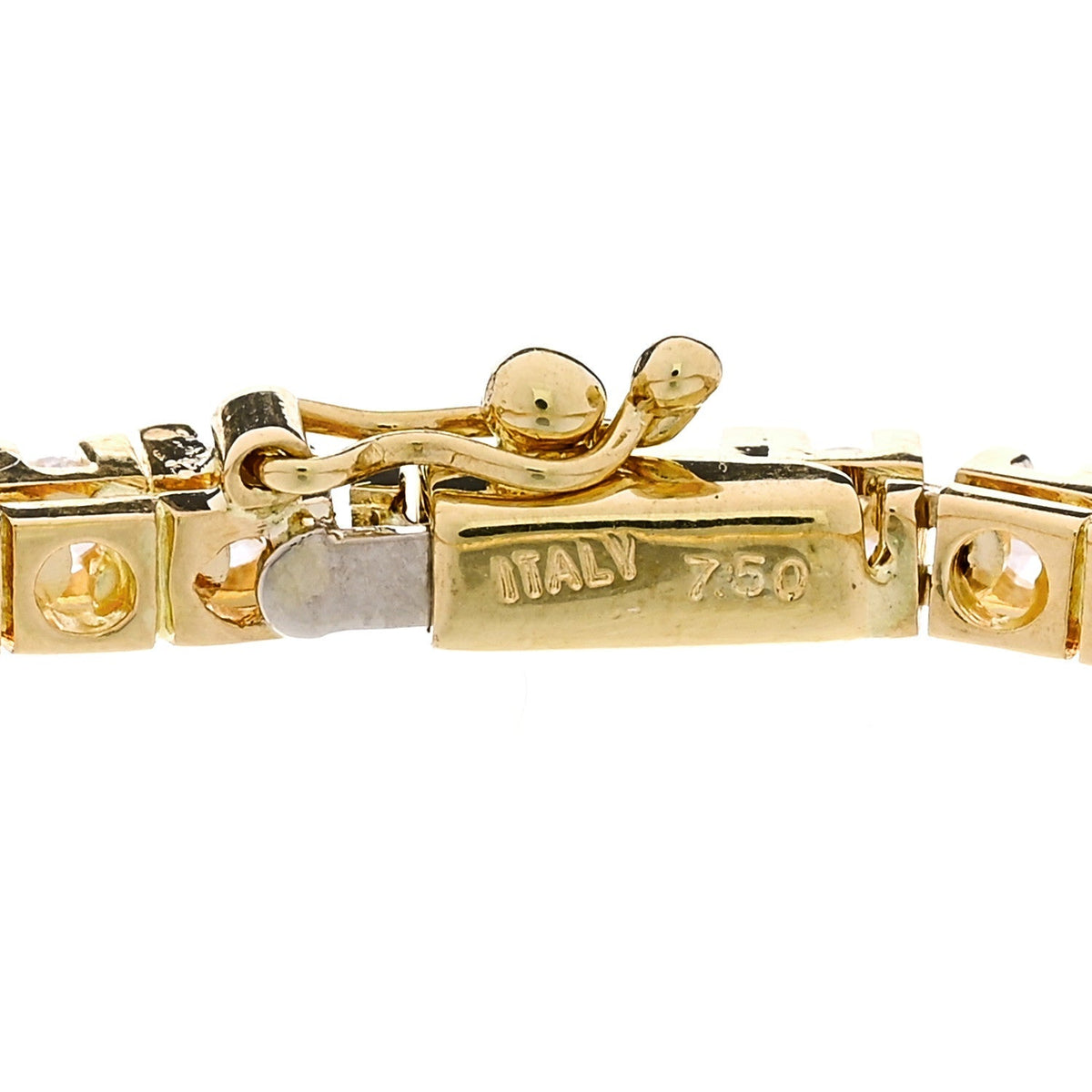 Parker & West 18K Yellow Gold Diamond 2.70ctw Tennis Bracelet