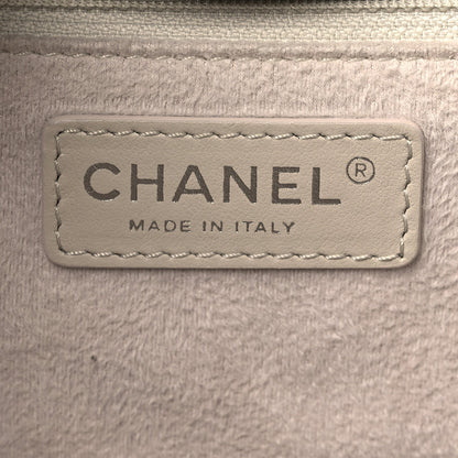 Chanel Caviar Medium Studded Deauville Tote Ivory 1889632