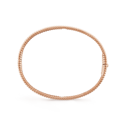 18K Gold VCA Perlée Signature Medium Model Bracelet