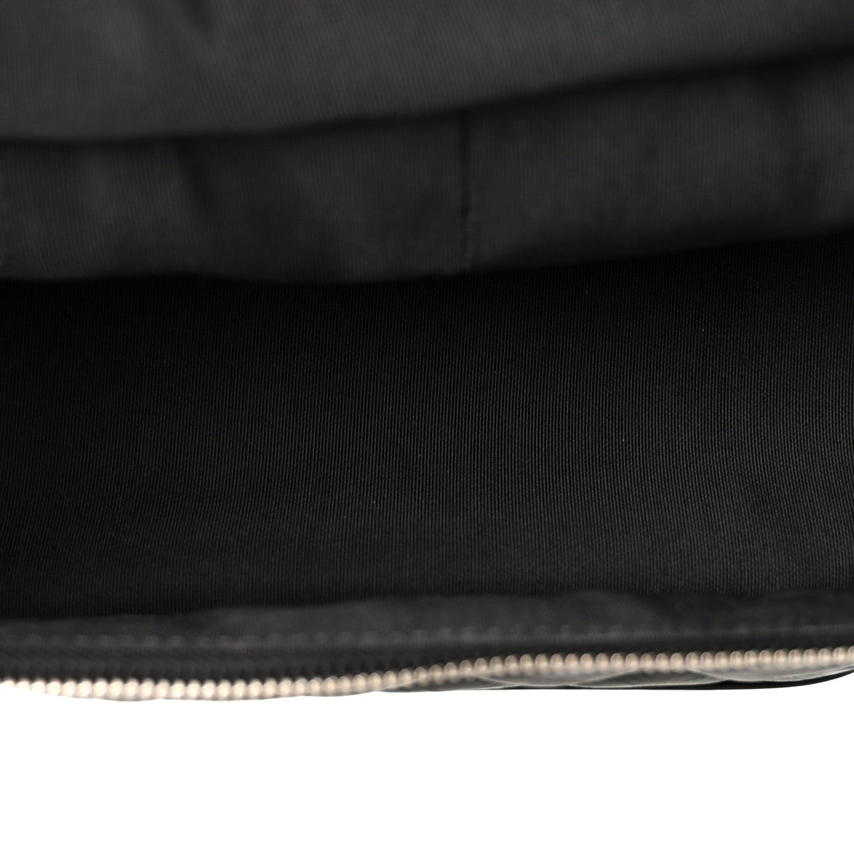 Chanel Crumpled Calfskin PVC Quilted Backpack Black