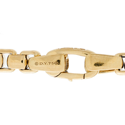 David Yurman 18K Yellow Gold 5mm Box Chain Bracelet