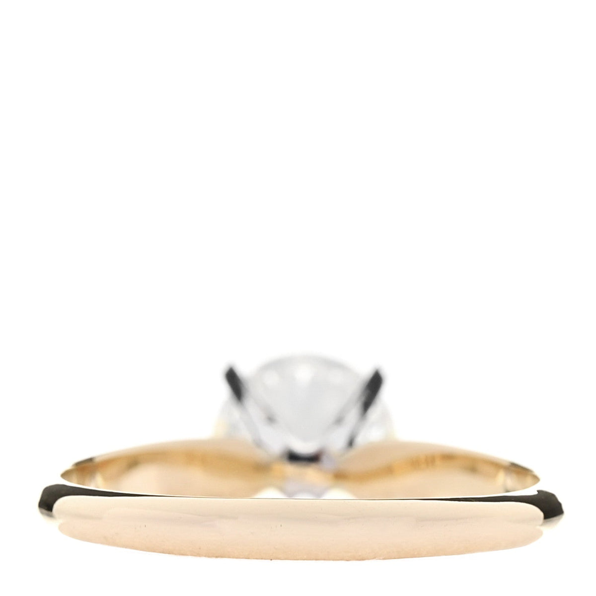 Parker & West by FASHIONPHILE14K Yellow White Gold Diamond 1.49ct Solitaire Engagement Ring 54 7