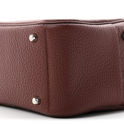 Hermes Taurillon Clemence Mini Lindy 20 Terre 1983359