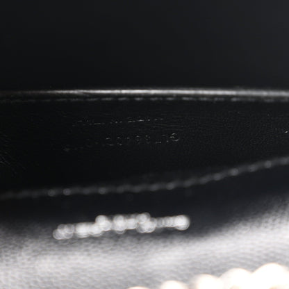 Saint Laurent Grain De Poudre Medium Kate Satchel Black