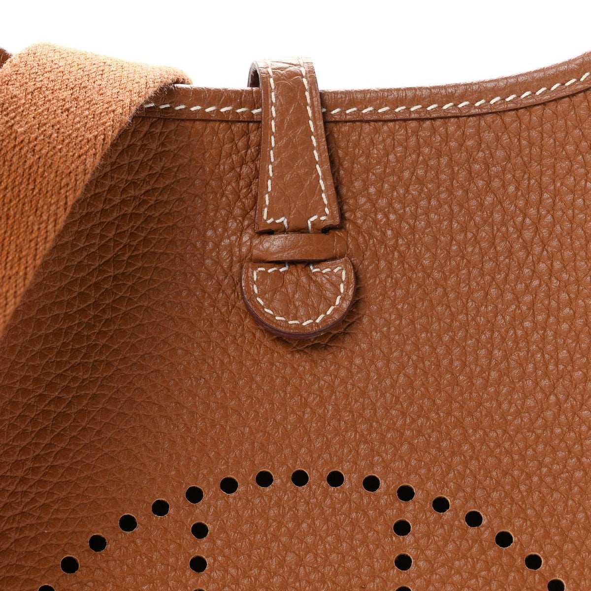 Hermes Taurillon Clemence Evelyne TPM Gold 1982765