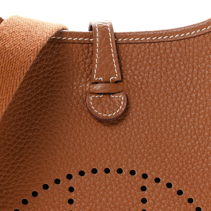 Hermes Taurillon Clemence Evelyne TPM Gold 1982765