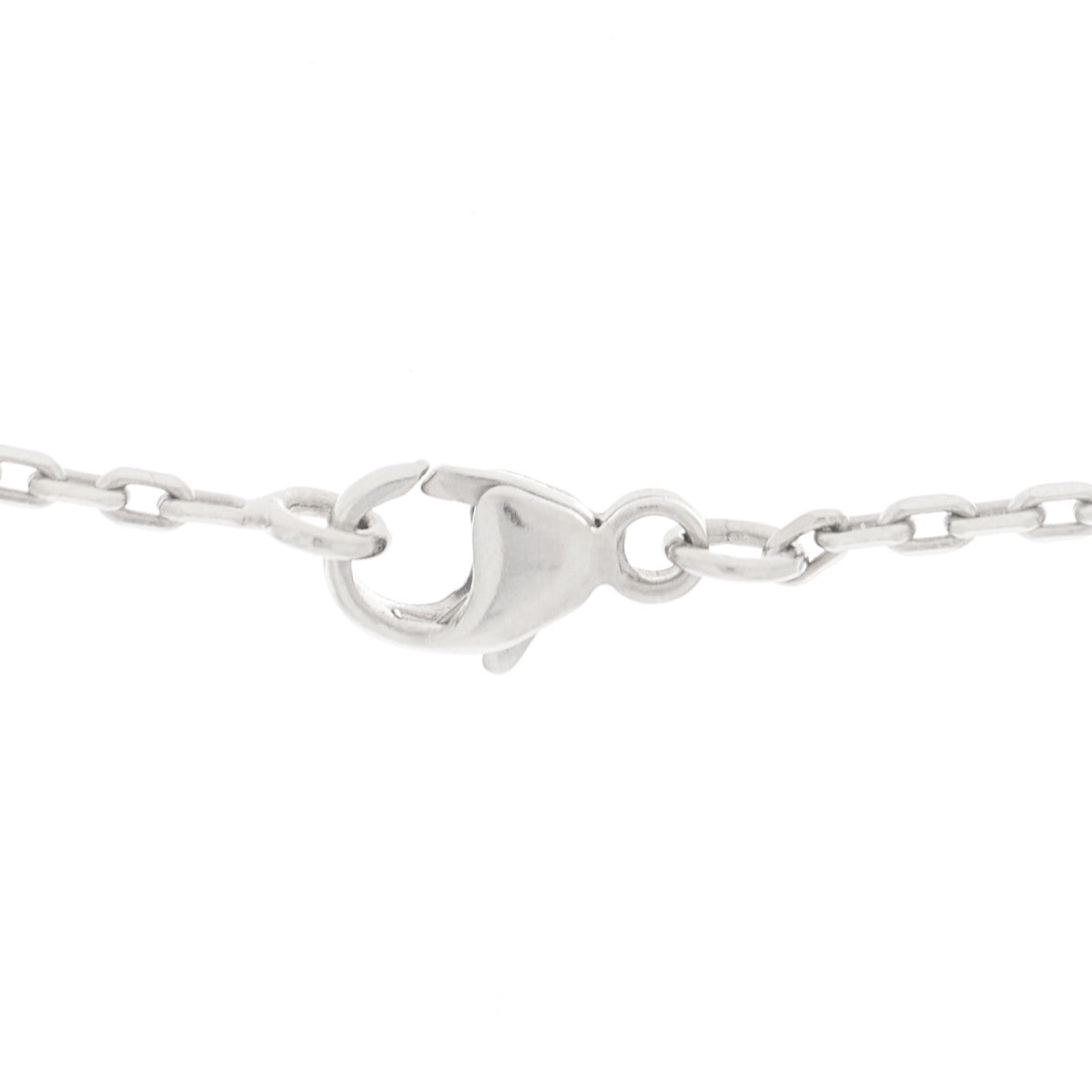Hermes Lacquered Palladium Mini Pop H Pendant Necklace Black