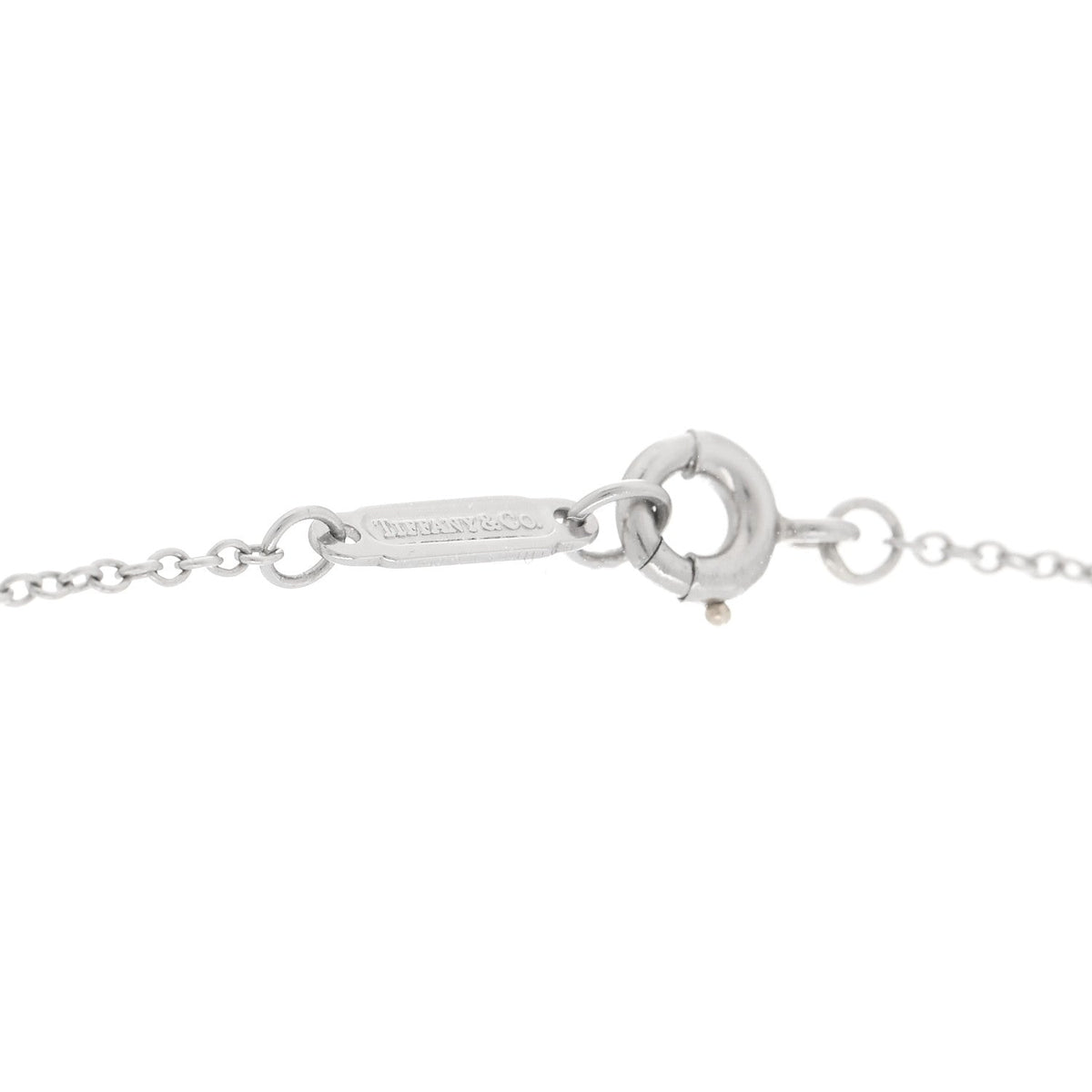 Tiffany Platinum Diamond Legacy Pear Drop Pendant Necklace