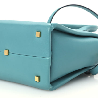 Valentino Garavani Nappa Small One Stud Handbag Marine Green