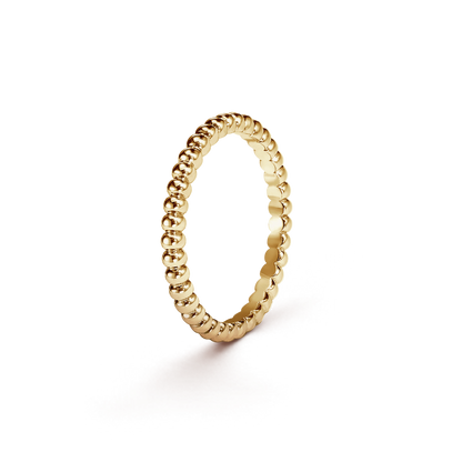 18K Gold Van Cleef & Arpels Perlée Pearls of Gold Ring