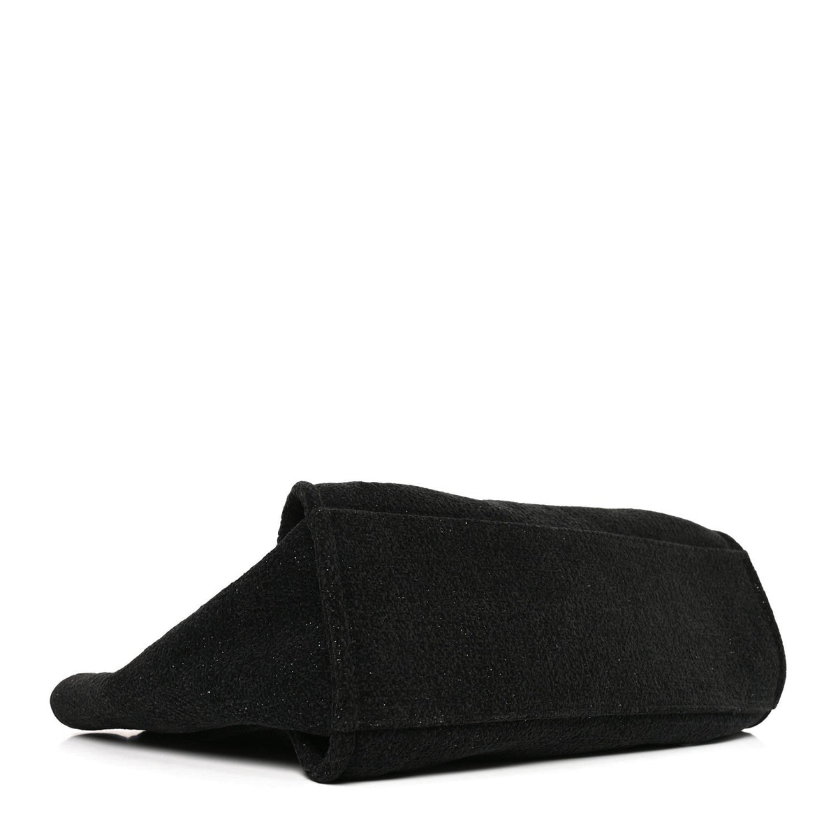 Chanel Lurex Boucle Medium Deauville Tote Black