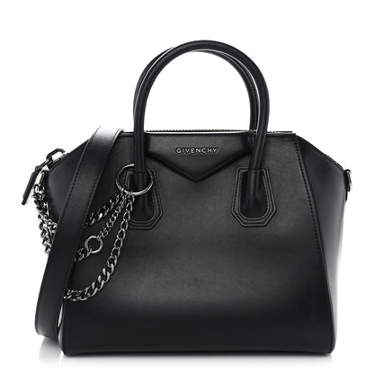 Givenchy Smooth Calfskin Chains Small Antigona Black