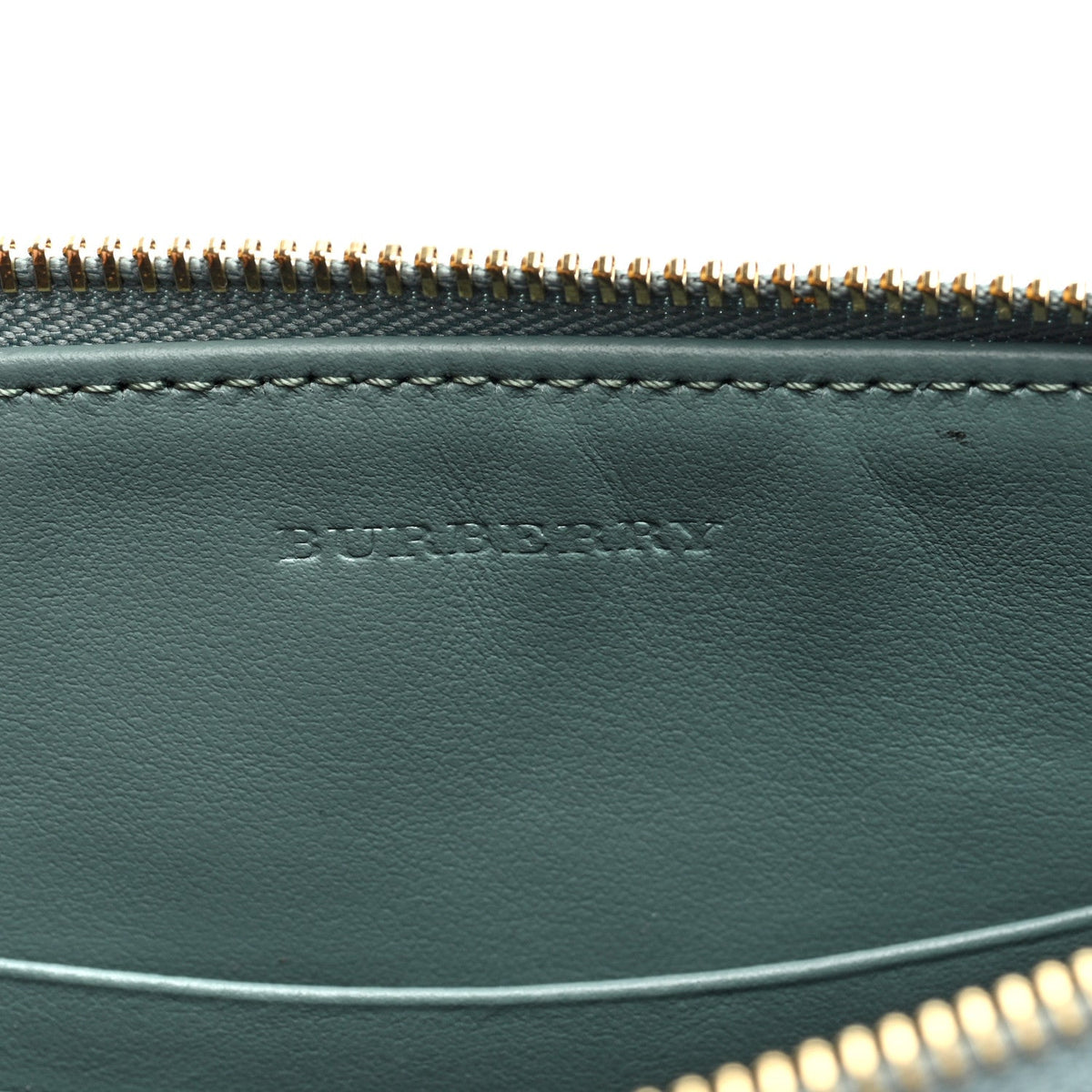Burberry Haymarket Check Derby Peyton Crossbody Clutch Bag Eucalyptus Green