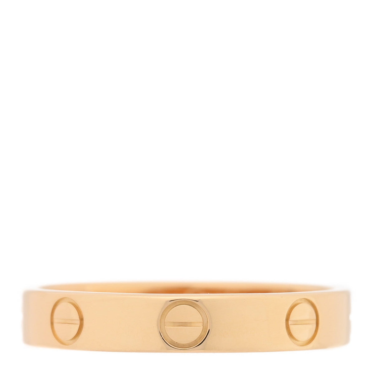 Cartier 18K Yellow Gold 3.5mm LOVE Wedding Band Ring 57 8