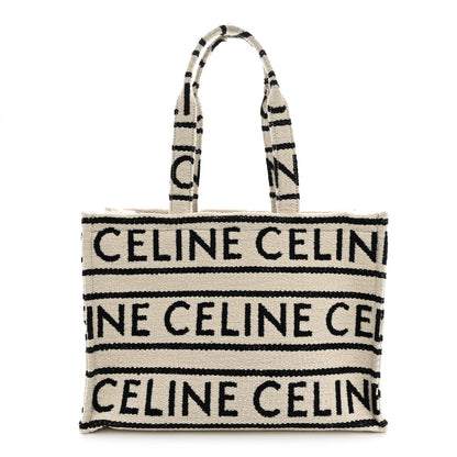 Celine Canvas Large All Over Cabas Thais Beige 1984510