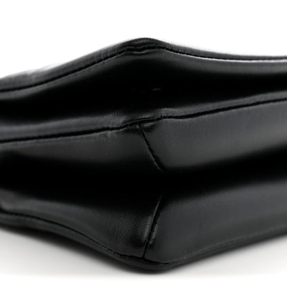 Louis Vuitton Lambskin Embossed Monogram Pochette Coussin Black 1985346
