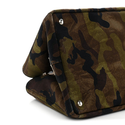 Prada Canapa Camouflage Logo Tote Mimetico