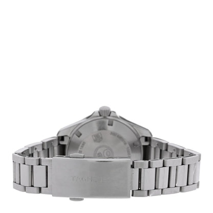 Tag Heuer Stainless Steel Diamond 33mm Aquaracer Quartz Watch WAF1313