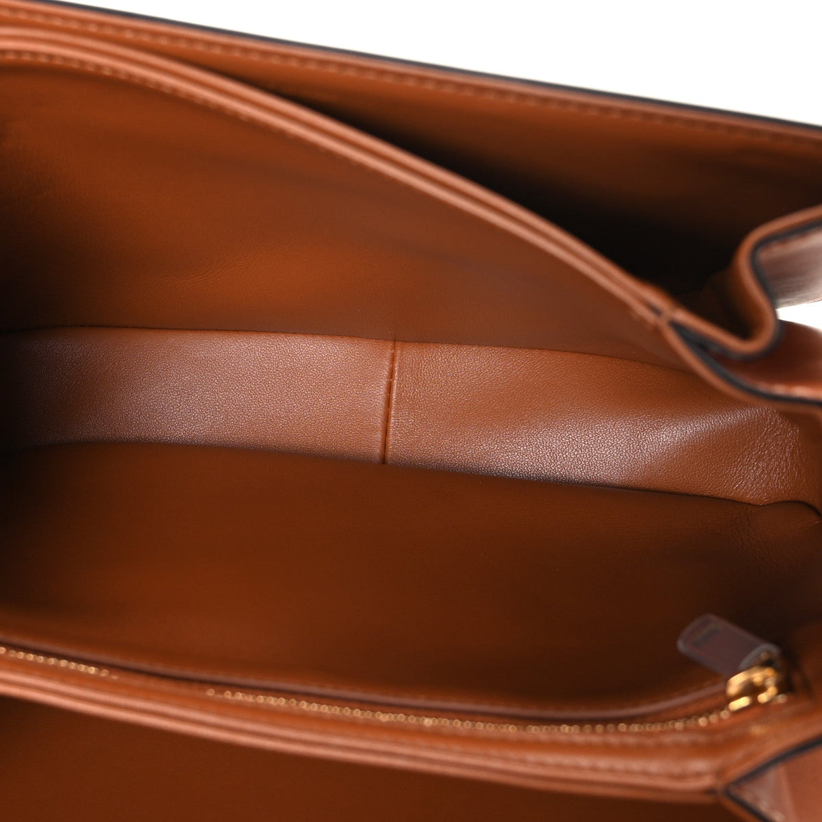 Celine Natural Calfskin Medium Triomphe Bag Tan