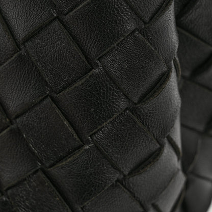 Bottega Veneta Nappa Intrecciato Medium Andiamo Shoulder Bag Black