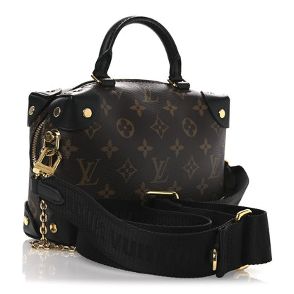 Louis Vuitton Monogram Petite Malle Souple Black