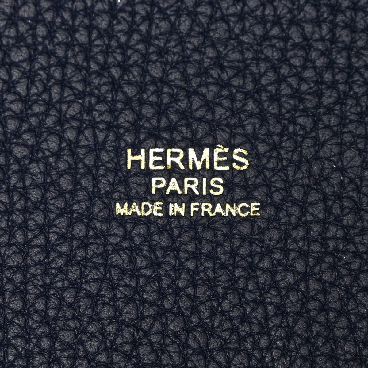 Hermes Taurillon Clemence Picotin Lock 22 MM Bleu Nuit