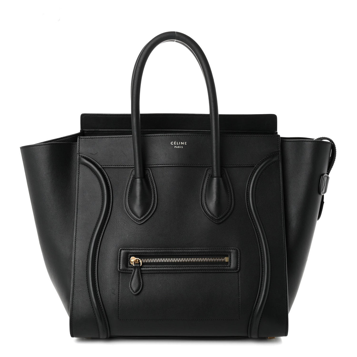 Celine Smooth Calfskin Mini Luggage Black 1943259