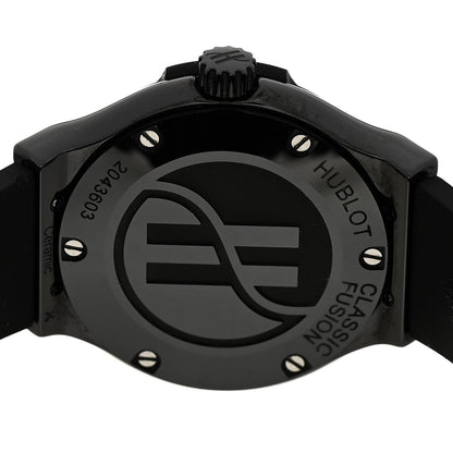 Hublot Ceramic Rubber 33mm Classic Fusion Black Magic Watch Black 581.CX.1270.RX.MDM