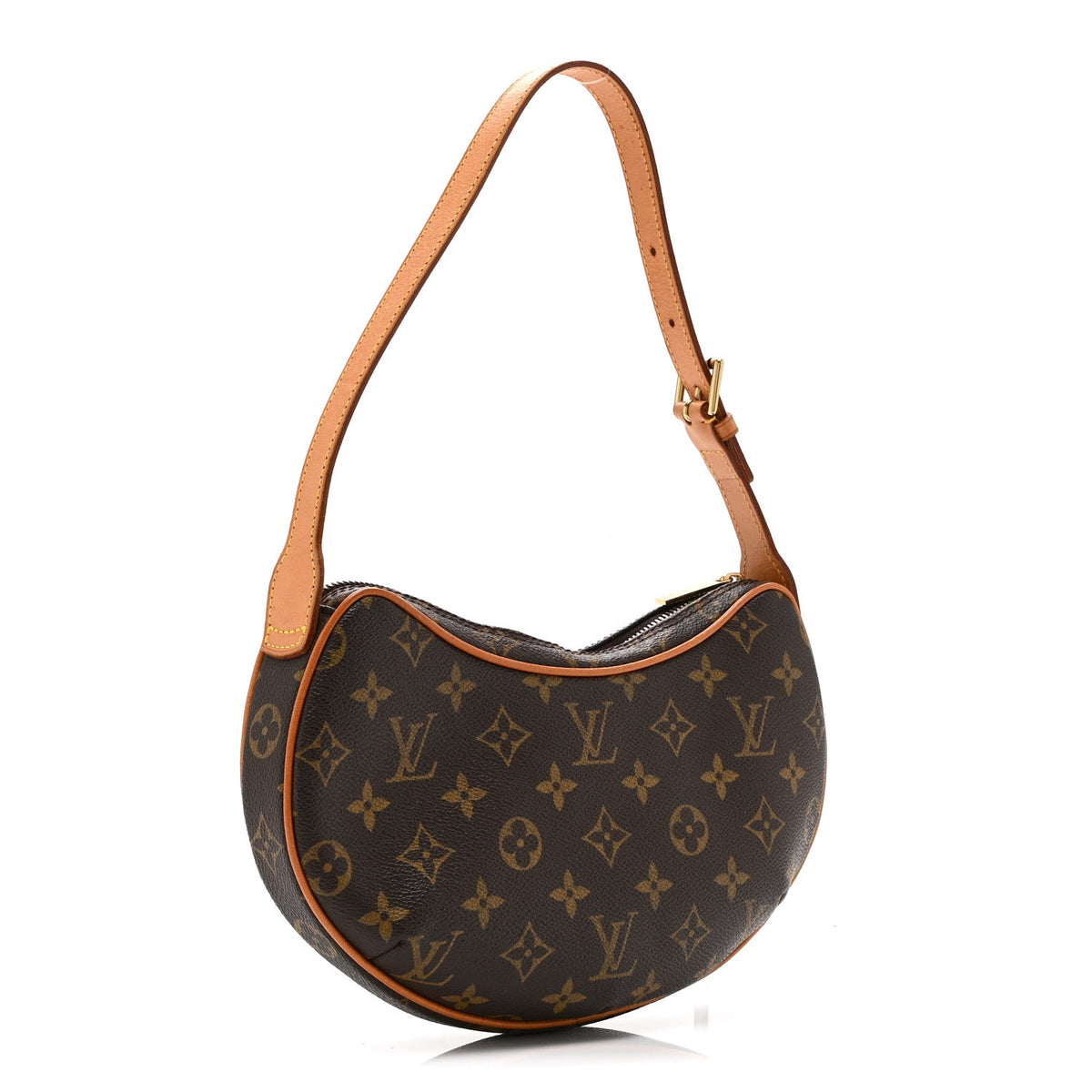Louis Vuitton Monogram Vachetta Croissant PM Shoulder Bag
